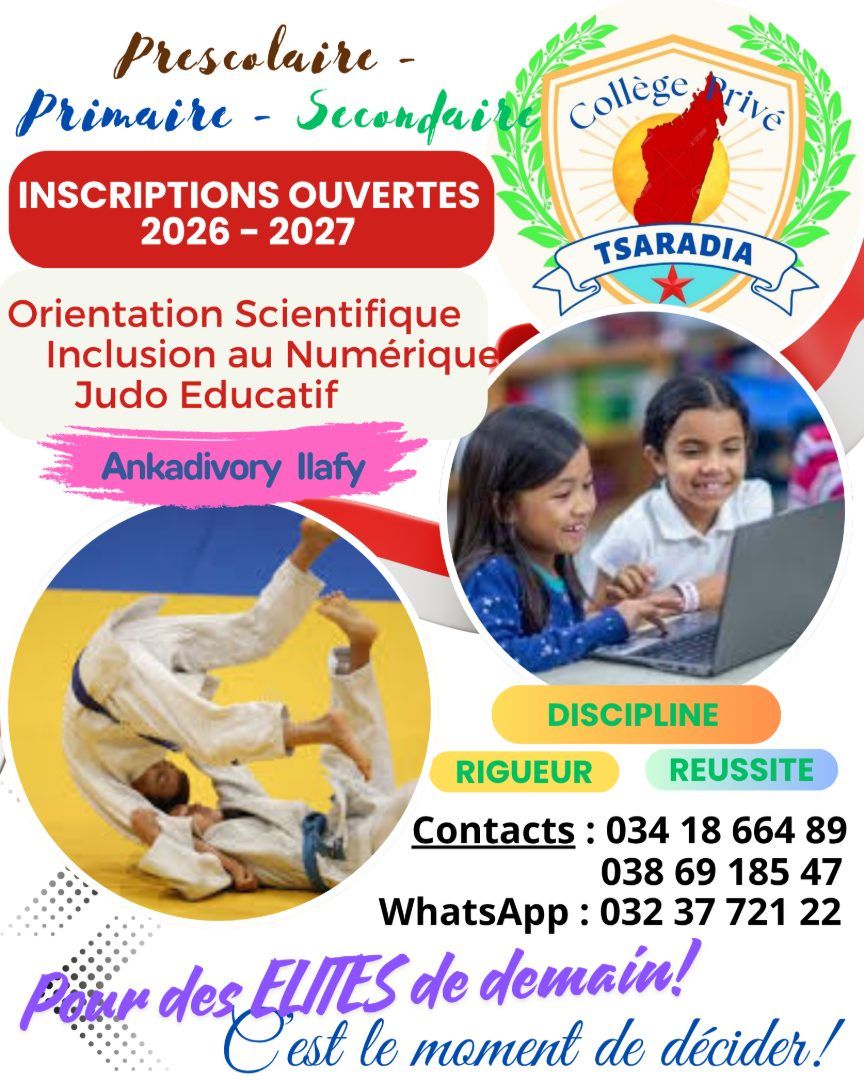 Ouverture Inscription 2026 - 2027