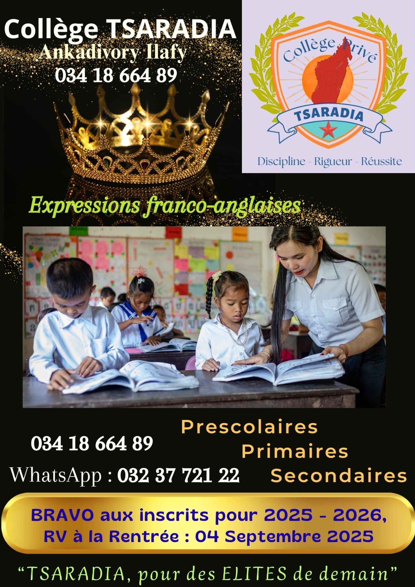 Découvrez le Collège Tsaradia
